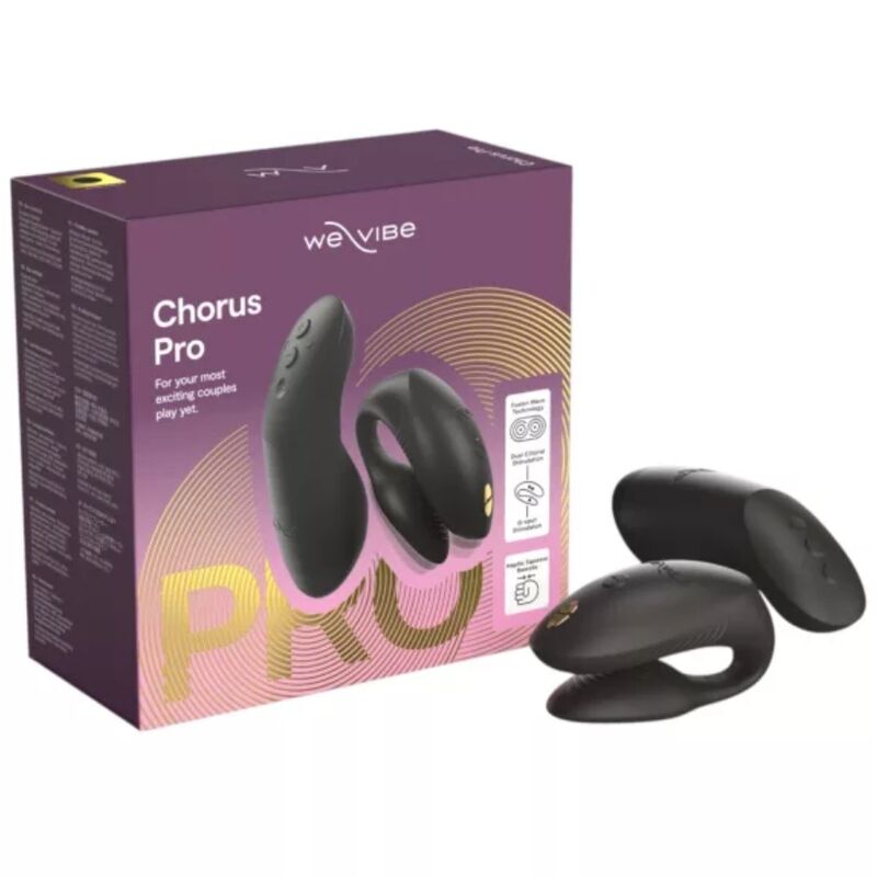 WE-VIBE - CHORUS PRO PREMIUM PAARVIBRATOR SATIN SCHWARZ