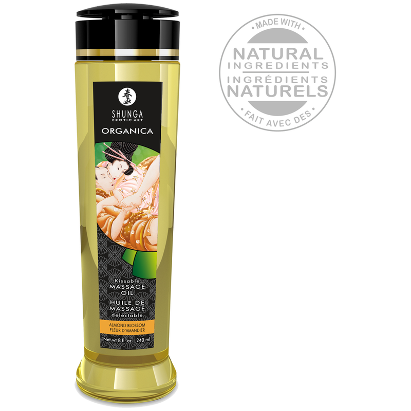 Shunga – Organica Essbares Massageöl Mandelblüte 240 ml