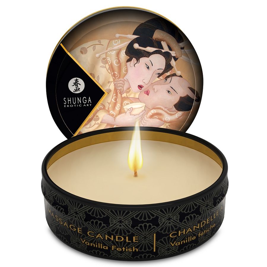 SHUNGA - MINI CARESS BY CANDLELIGHT DISPLAY MASSAGEKERZEN 24 EINHEITEN