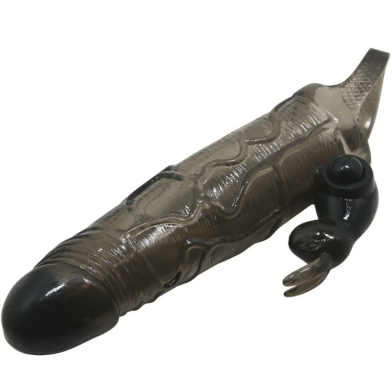 Baile – Brave Man Penisabdeckung mit Kaninchen Schwarz 16.5 cm