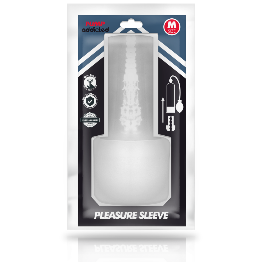 PUMP ADDICTED - PLEASURE SLEEVE MASTABADOR GRÖSSE M