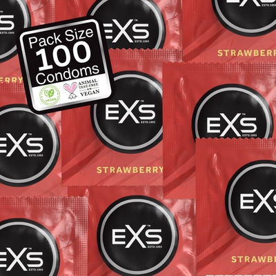 EXS Erdbeere - Kondome - 100 Stück