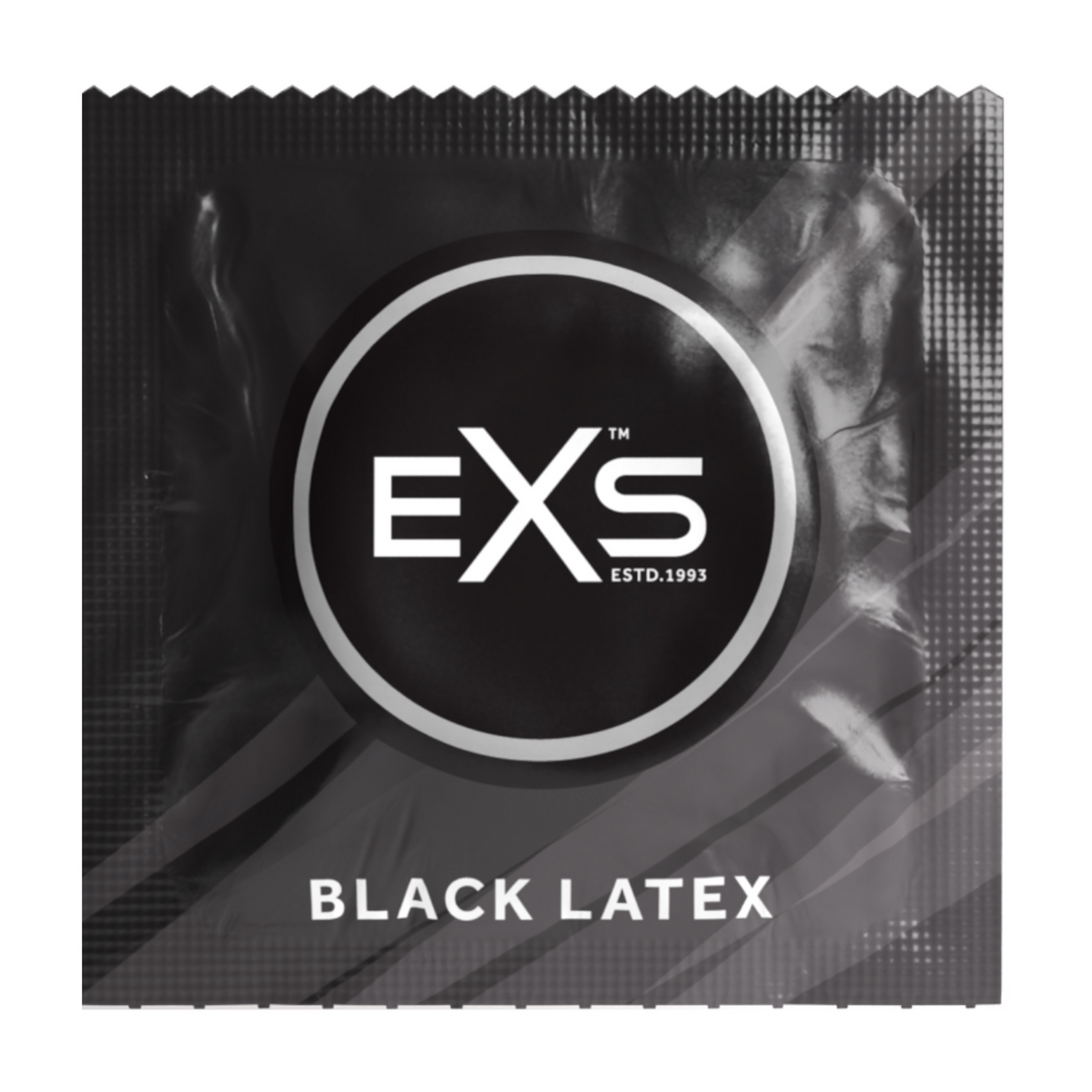 EXS Black Latex - Condoms - 12 Pieces