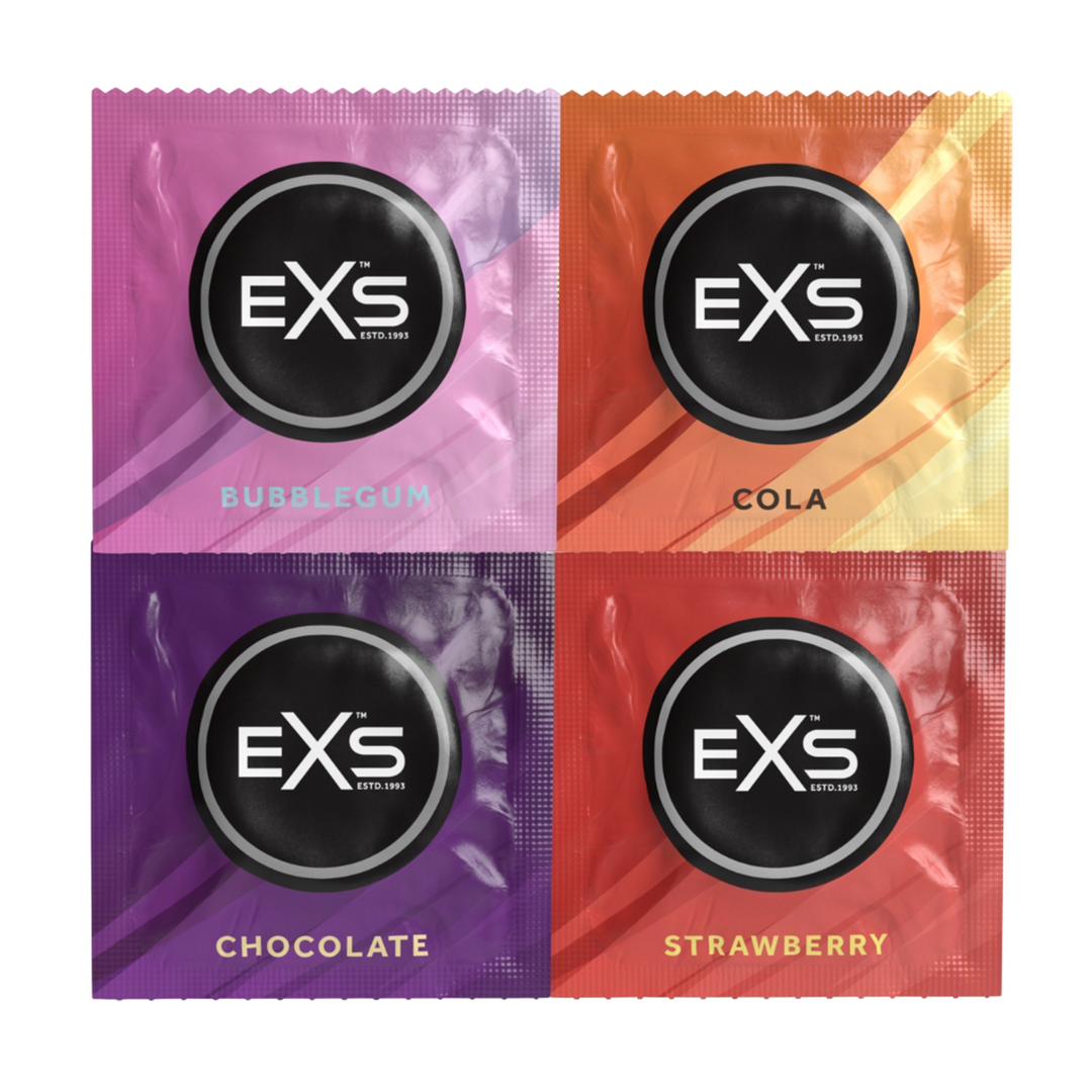 EXS Mixed Flavored - Condoms - 12 Pieces