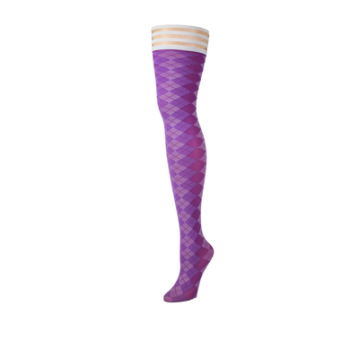 Par 4 - Thigh High - C - Purple