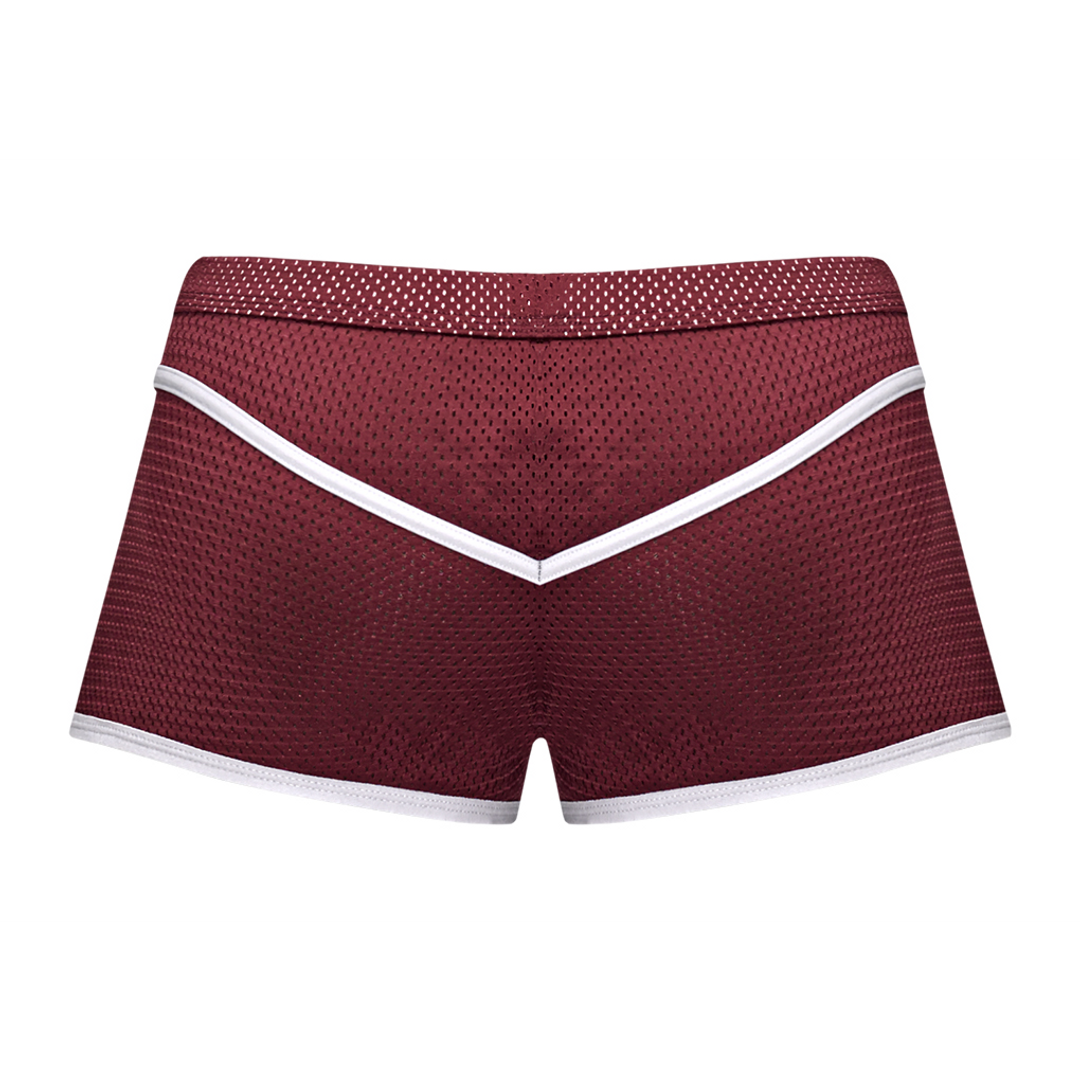 Mini Short - L - Burgundy