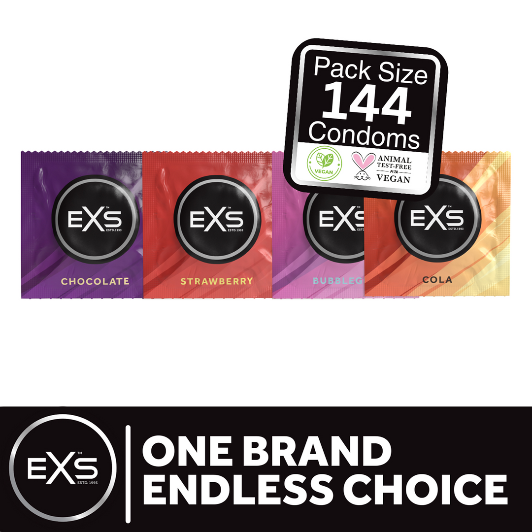 EXS Mixed Flavors - Condoms - 144 Pieces