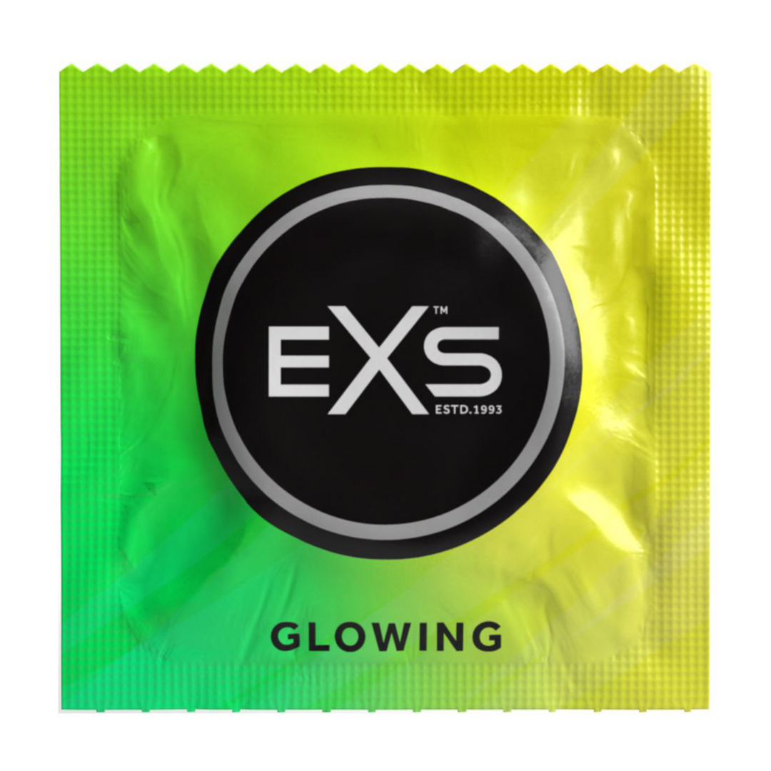 EXS Glow - Condoms - 3 Pieces