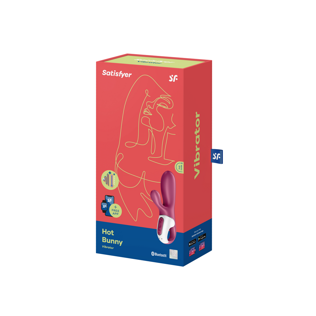 Hot Bunny - Warming Rabbit Vibrator - Berry