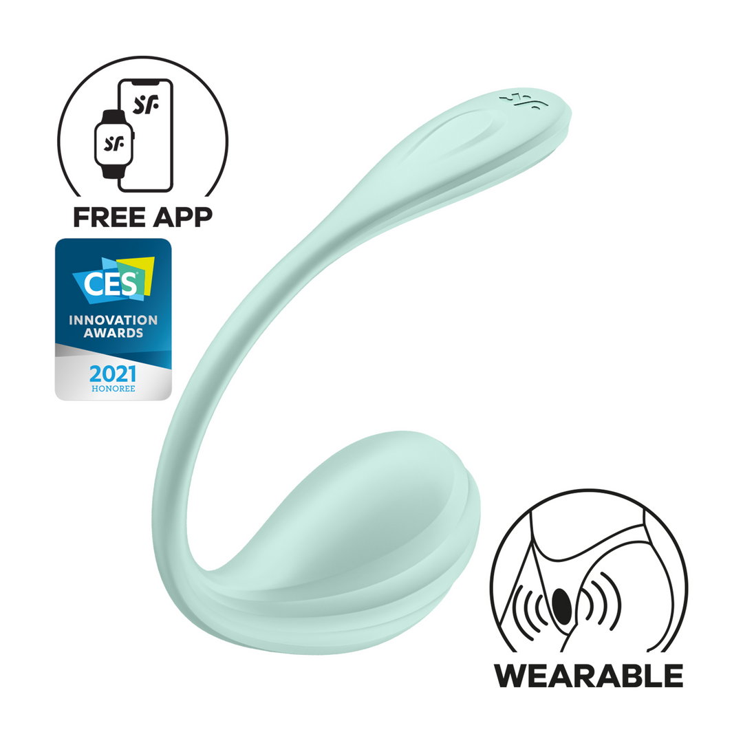 Smooth Petal Connect App - Wearable Couple Vibrator - Mint