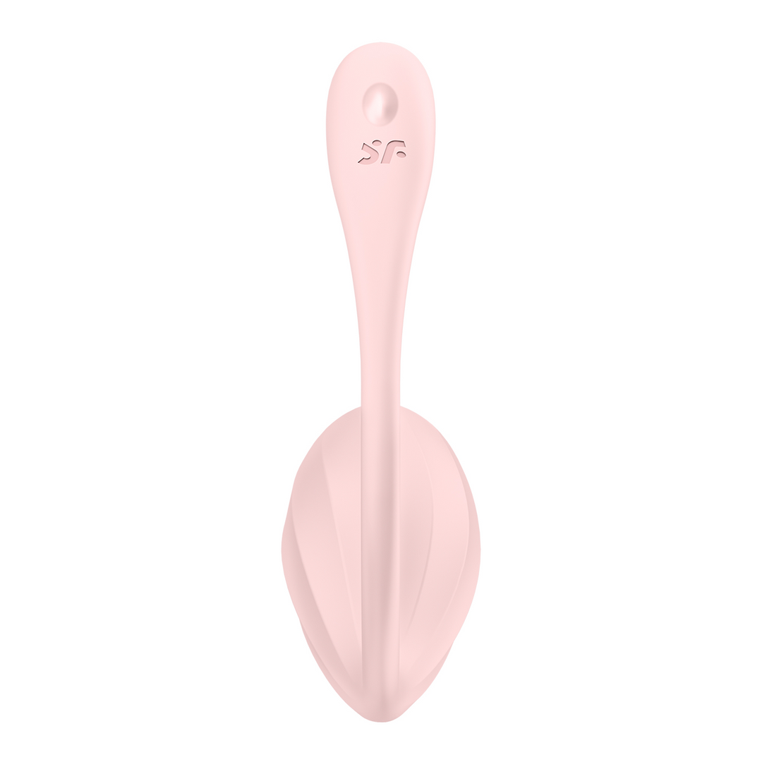 Ribbed Petal Connect App - Wearable Couple Vibrator - Rose