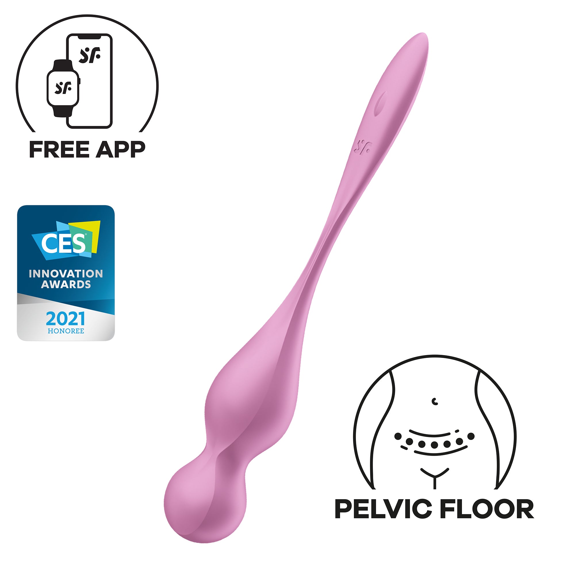 Love Birds 1 - Kegel Exercises and G-spot Stimulation - Pink