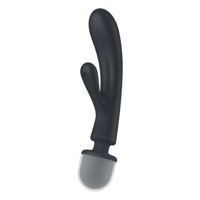 Triple Lover - Hybrid Wand Vibrator - Grey