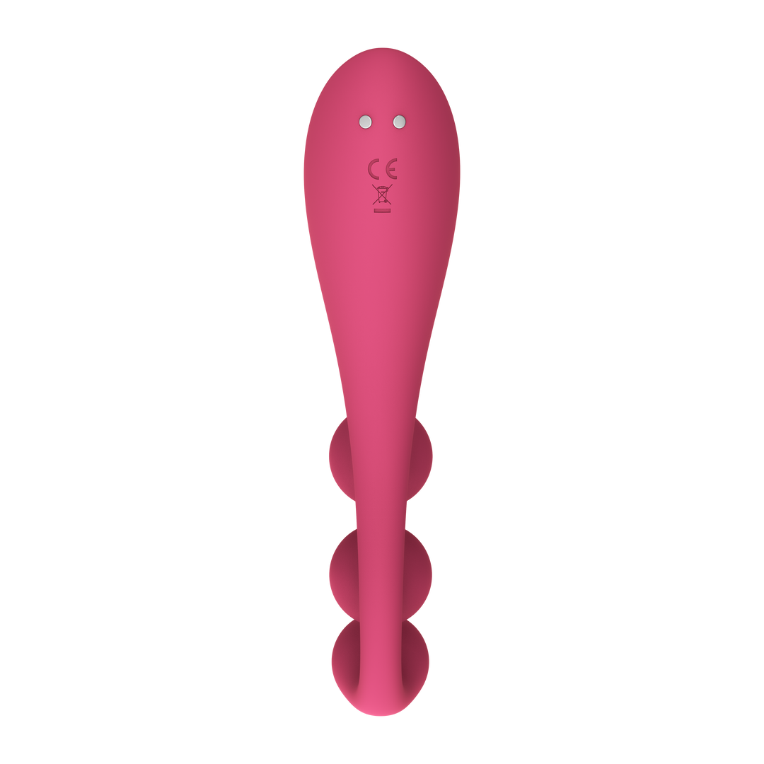 Tri Ball 1 - Multi Vibrator - Red