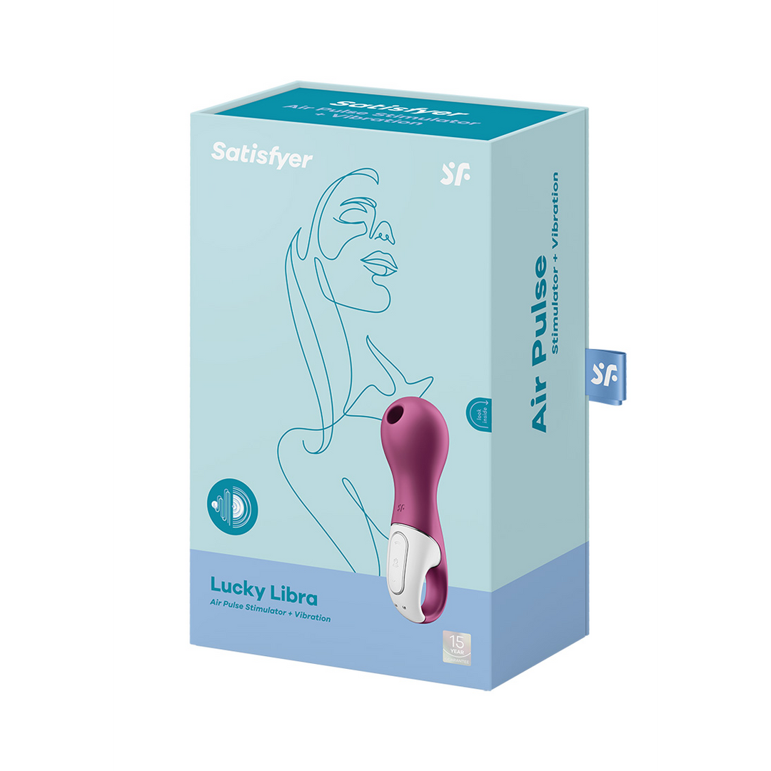 Lucky Libra - Air Pulse Stimulator and Vibration - Purple