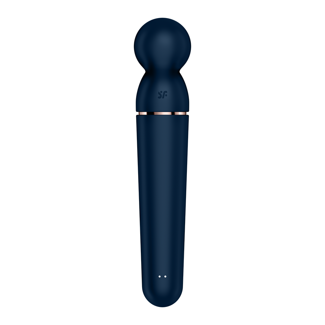 Planet Wand-er - Wand Vibrator - Blue/Rose Gold