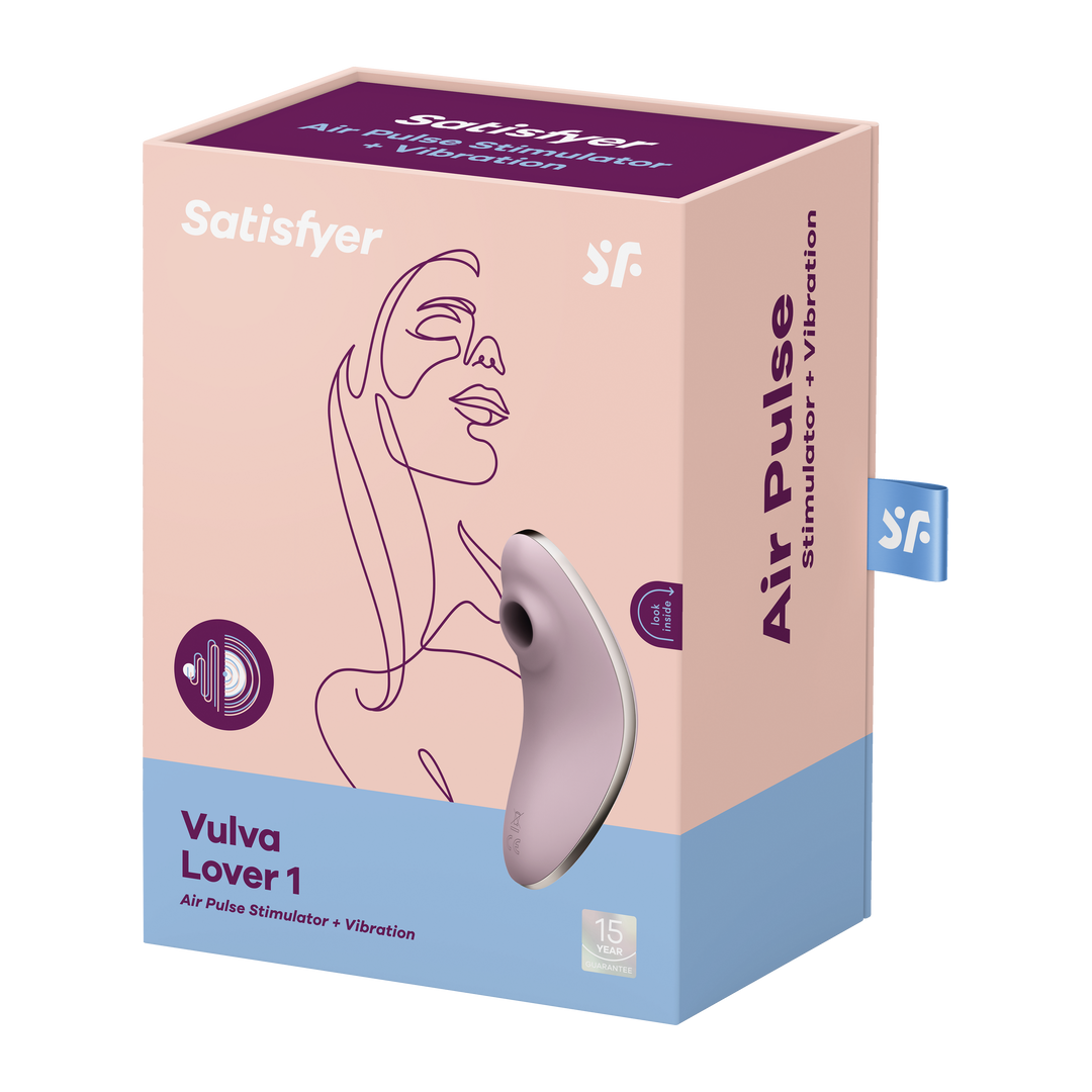 Vulva Lover 1 - Double Air Pulse Vibrator - Violet