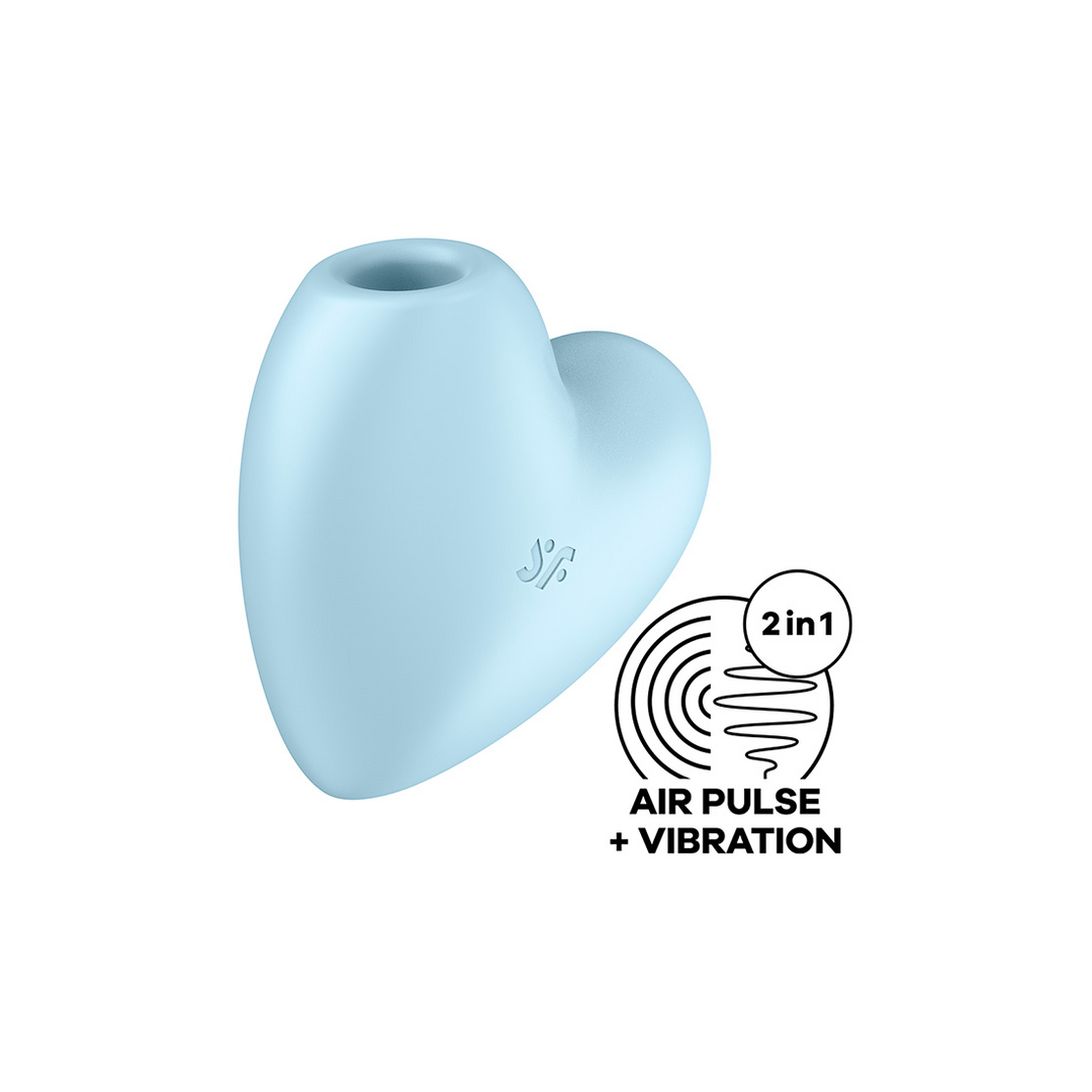 Cutie Heart - Luftdruckstimulator und Vibration - Blau