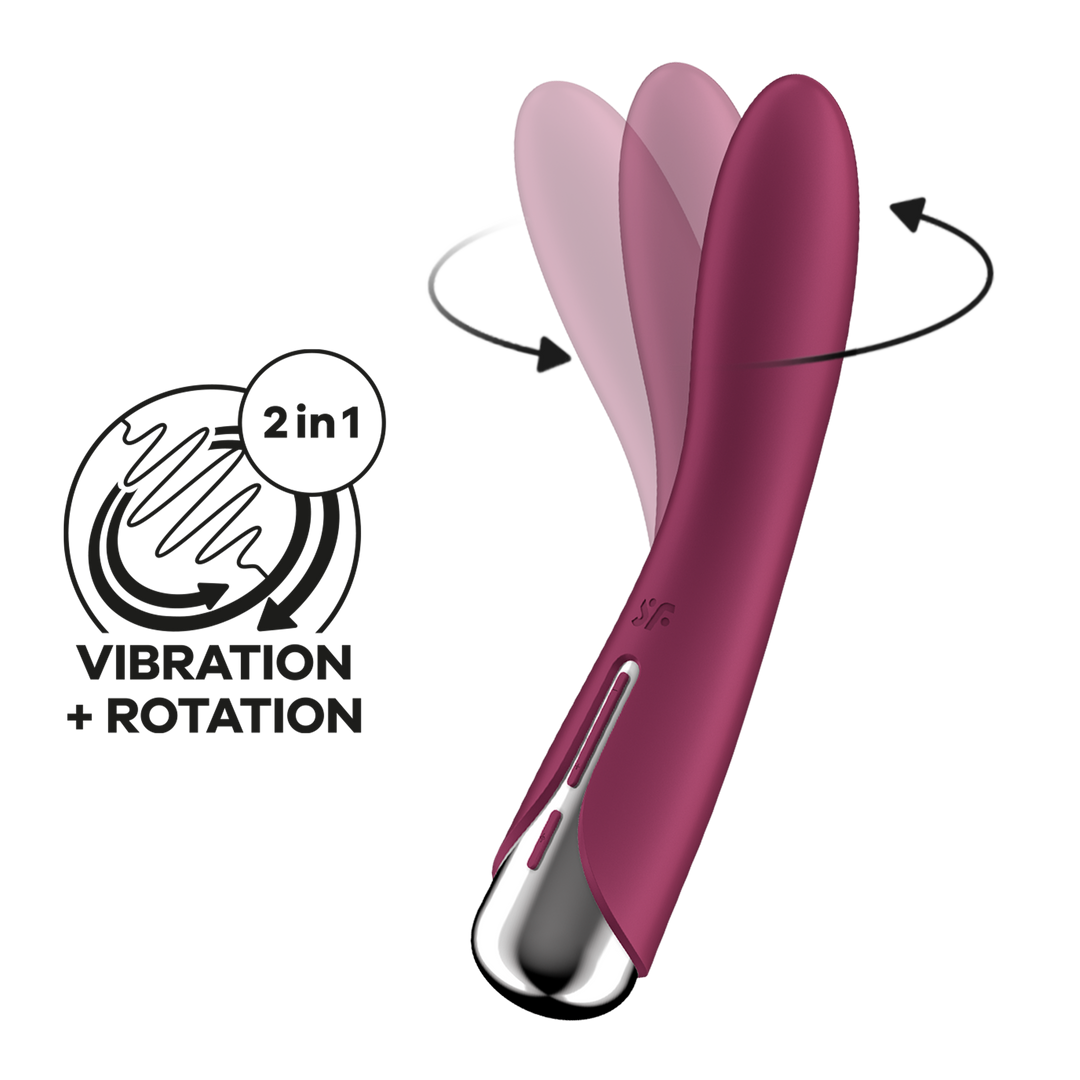 Spinning Vibe 1 - Rotating G-Spot Vibrator - Red