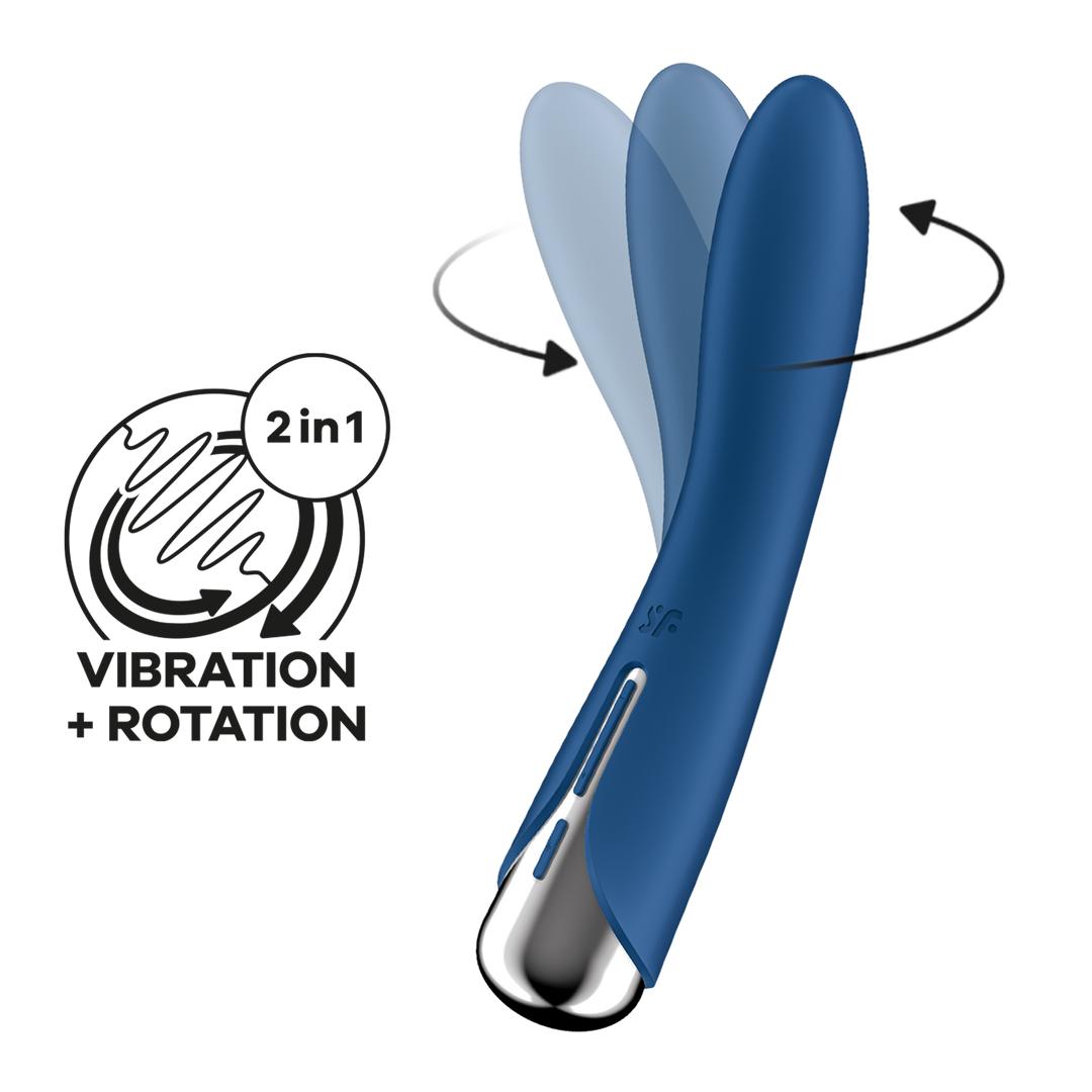 Spinning Vibe 1 - Rotating G-Spot Vibrator - Blue