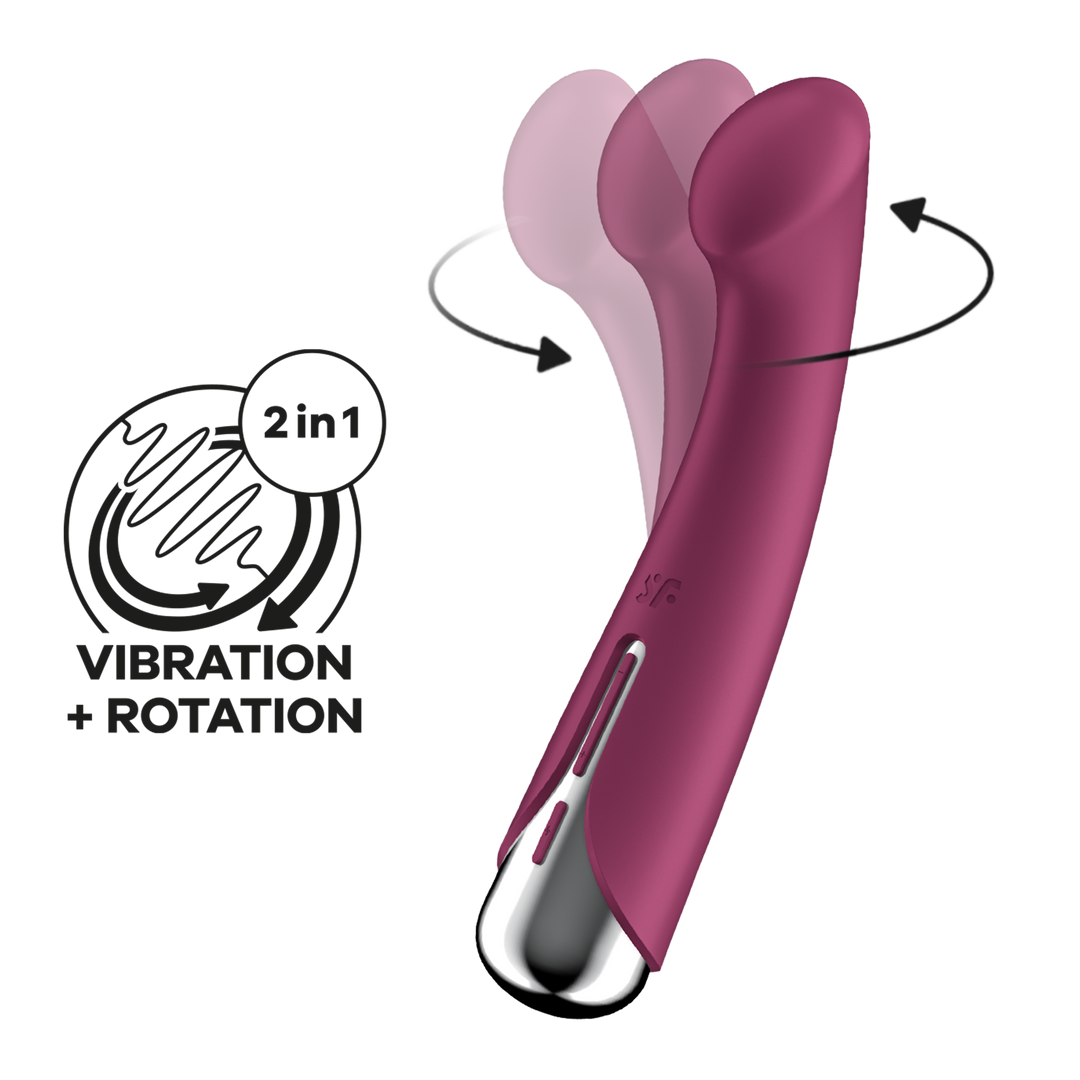 Spinning G-Spot 1 - Rotating G-Spot Vibrator - Red