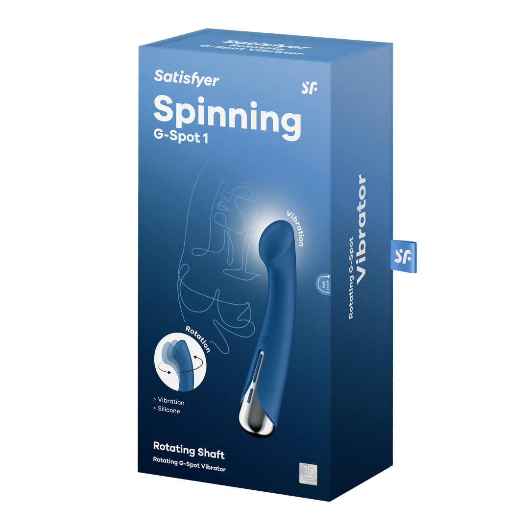 Spinning G-Spot 1 - Rotating G-Spot Vibrator - Blue