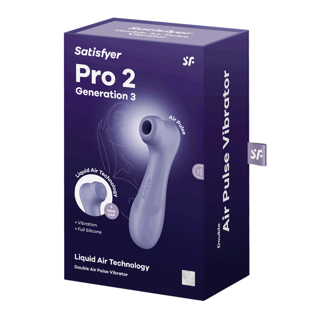 Pro 2 Generation 3 - Double Air Pulse Vibrator - Liquid Air - Lila