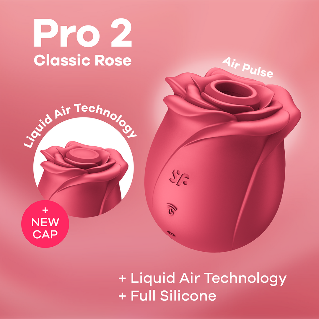 Pro 2 - Klassische Rose - Air Pulse Vibrator