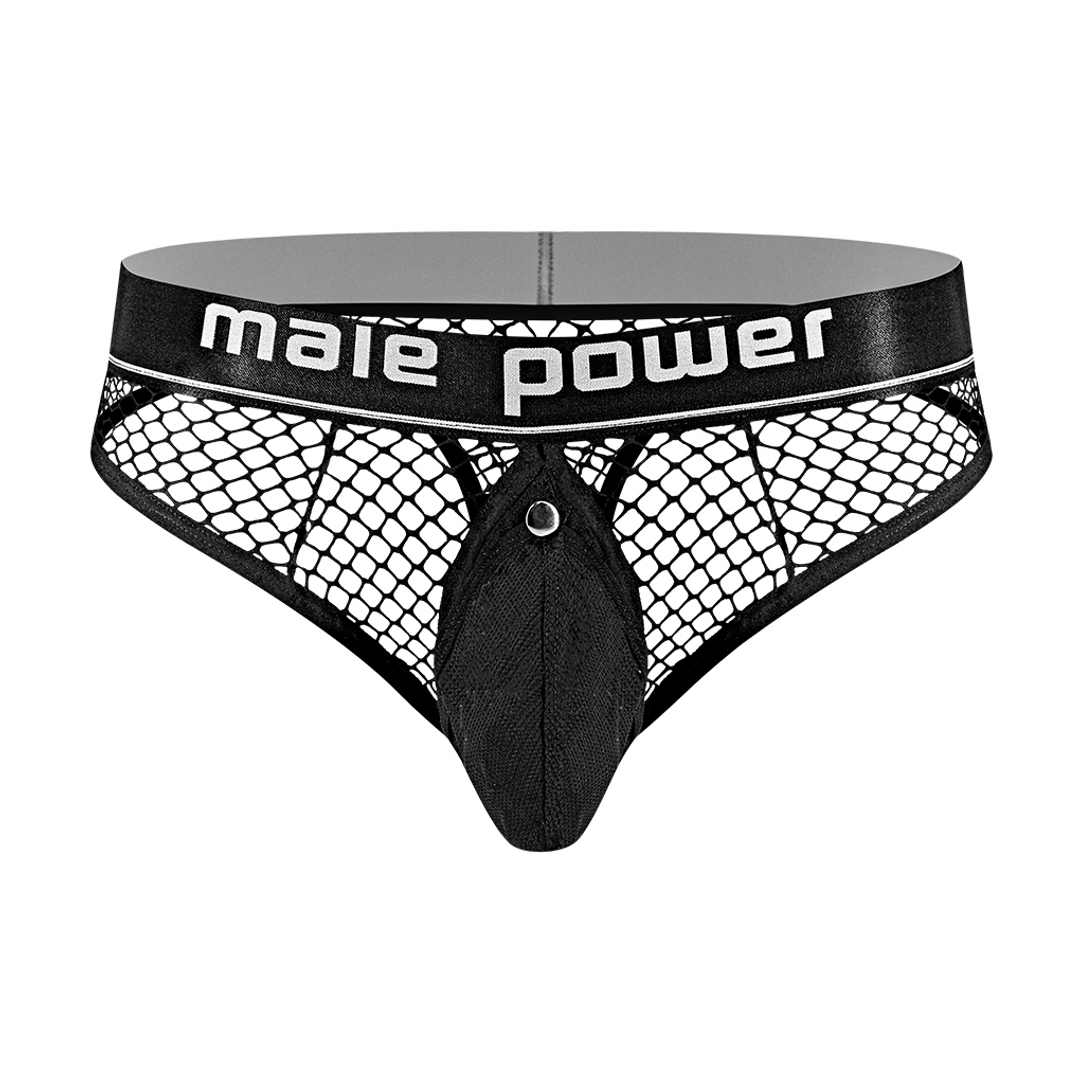 Cock Ring Thong - L/XL - Schwarz