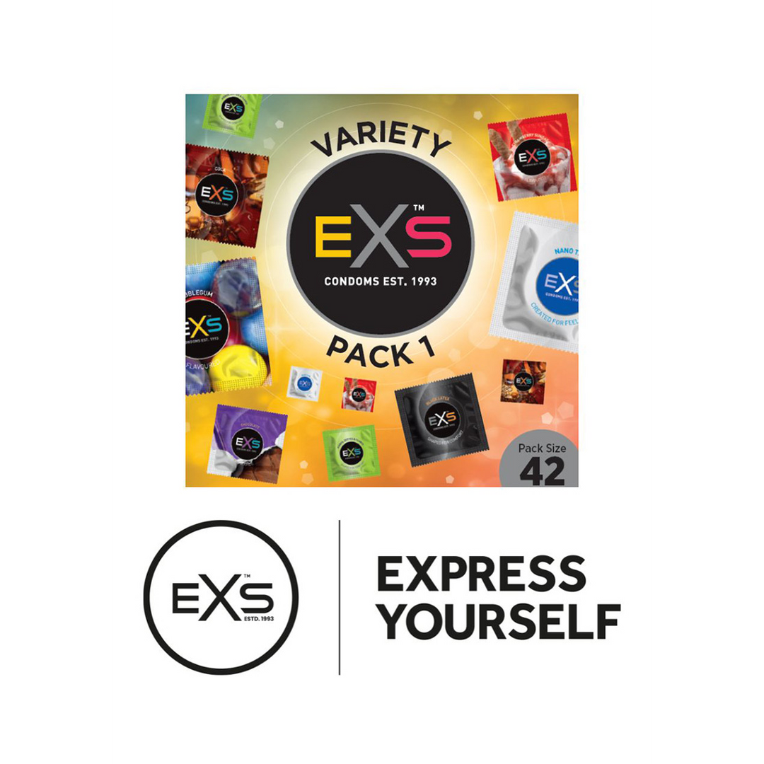 EXS Variety Pack 1 - Condoms - 42 Pieces