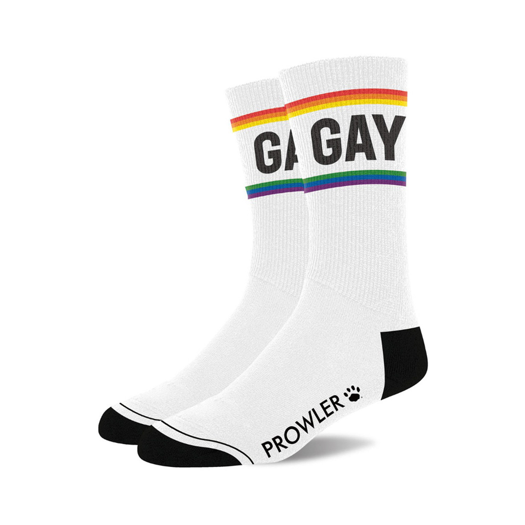 Gay Socken - Weiß/Pride