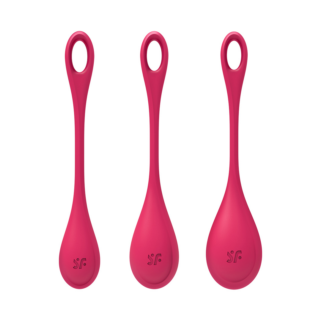 Yoni Power 1 - Kegel Ball Set - Red