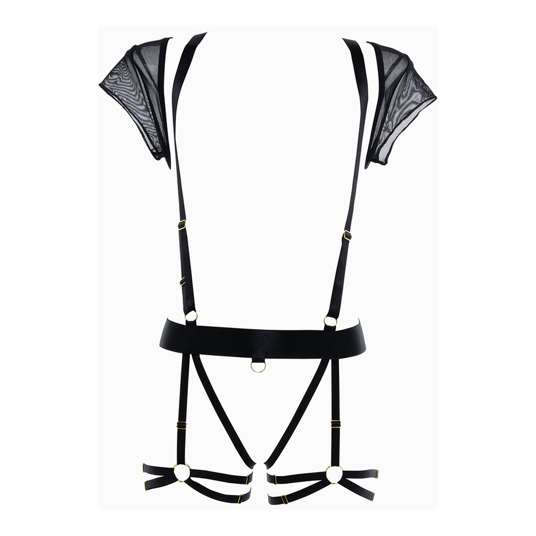 St. Tropez Babe - Suspenders - OS - Schwarz