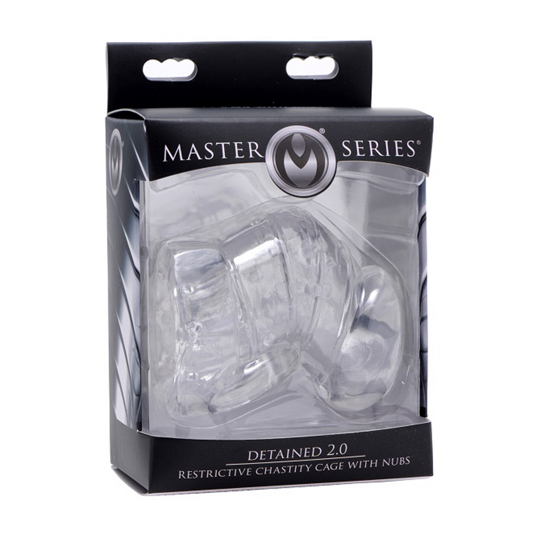 Detained 2.0 - Restrictive Studded Chastity Cage