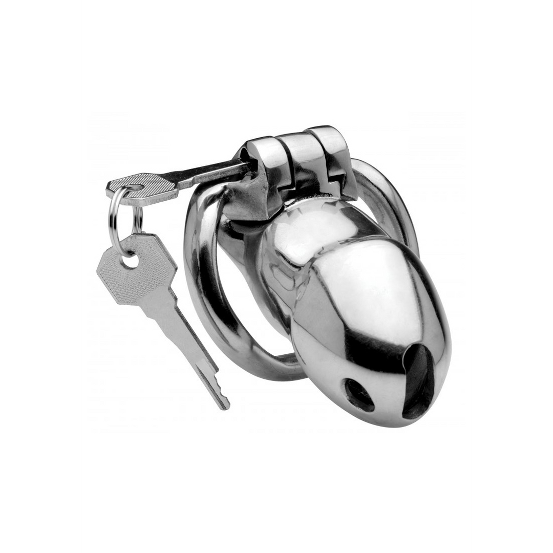 Rikers 24-7 - Stainless Steel Locking Chastity Cage