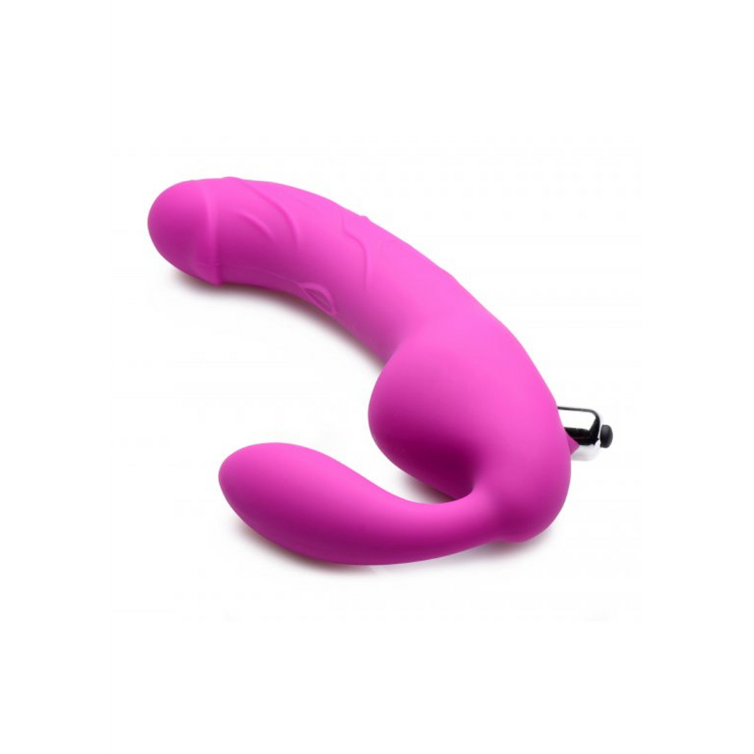 Royal Rider - Vibrating Silicone Strapless Strap-On