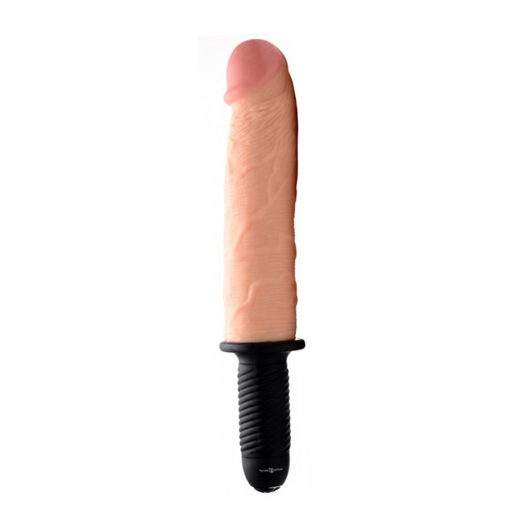 Onslaught - XXL Vibrating Dildo Thruster