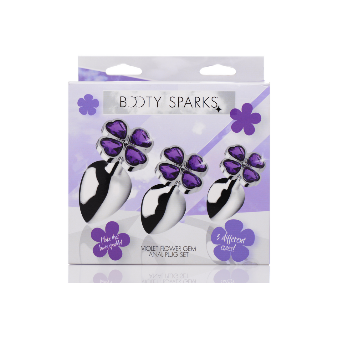 Violette Blume - Butt Plug Set - 3 Teile