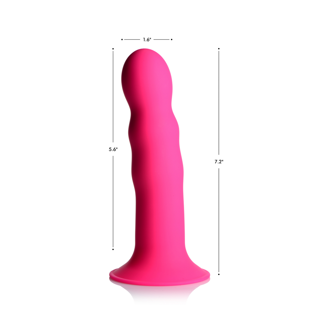 Squeezable Wavy Dildo