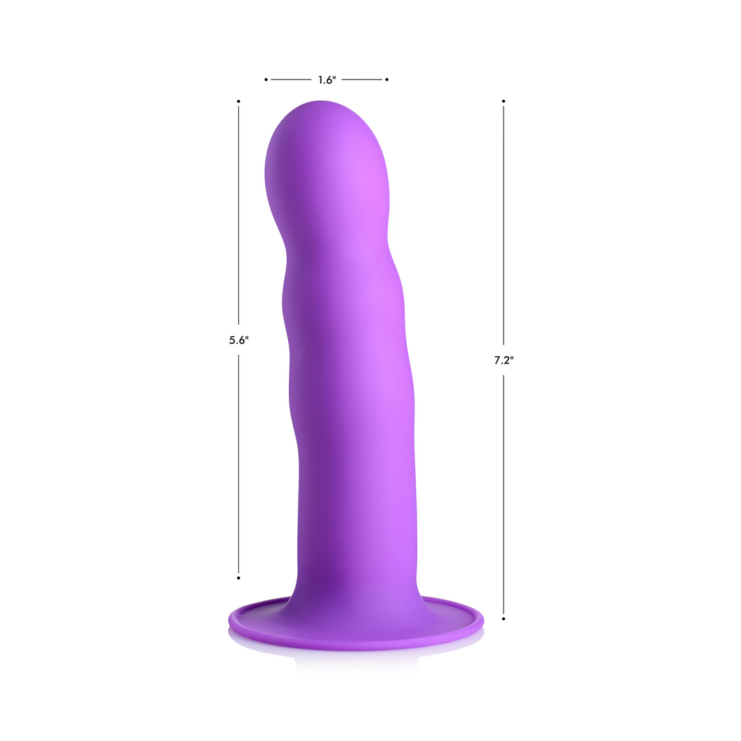 Squeezable Wavy Dildo