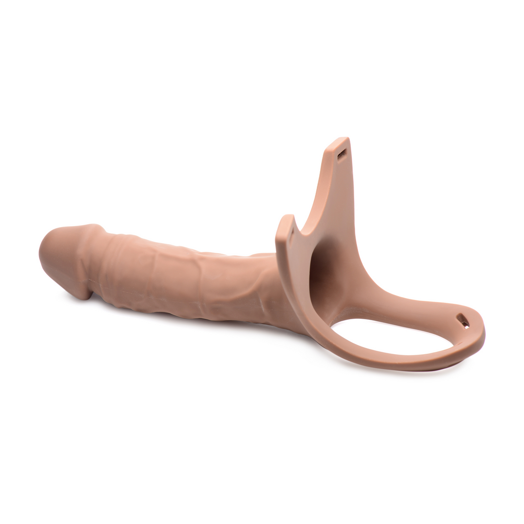 SM - Hohler Silikon-Dildo Strap-On