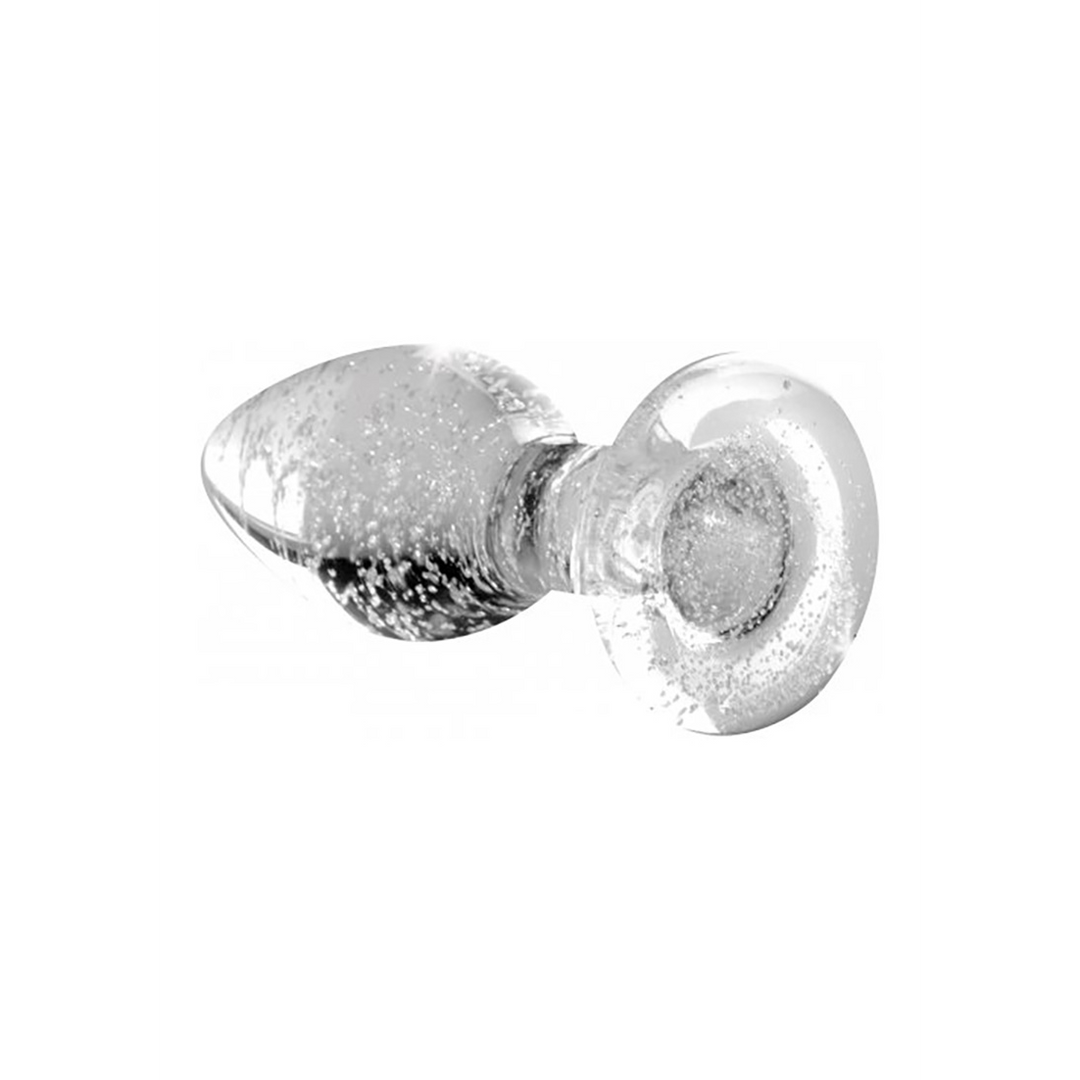 Leuchtende-In-Dunkel - Glas Butt Plug - Klein