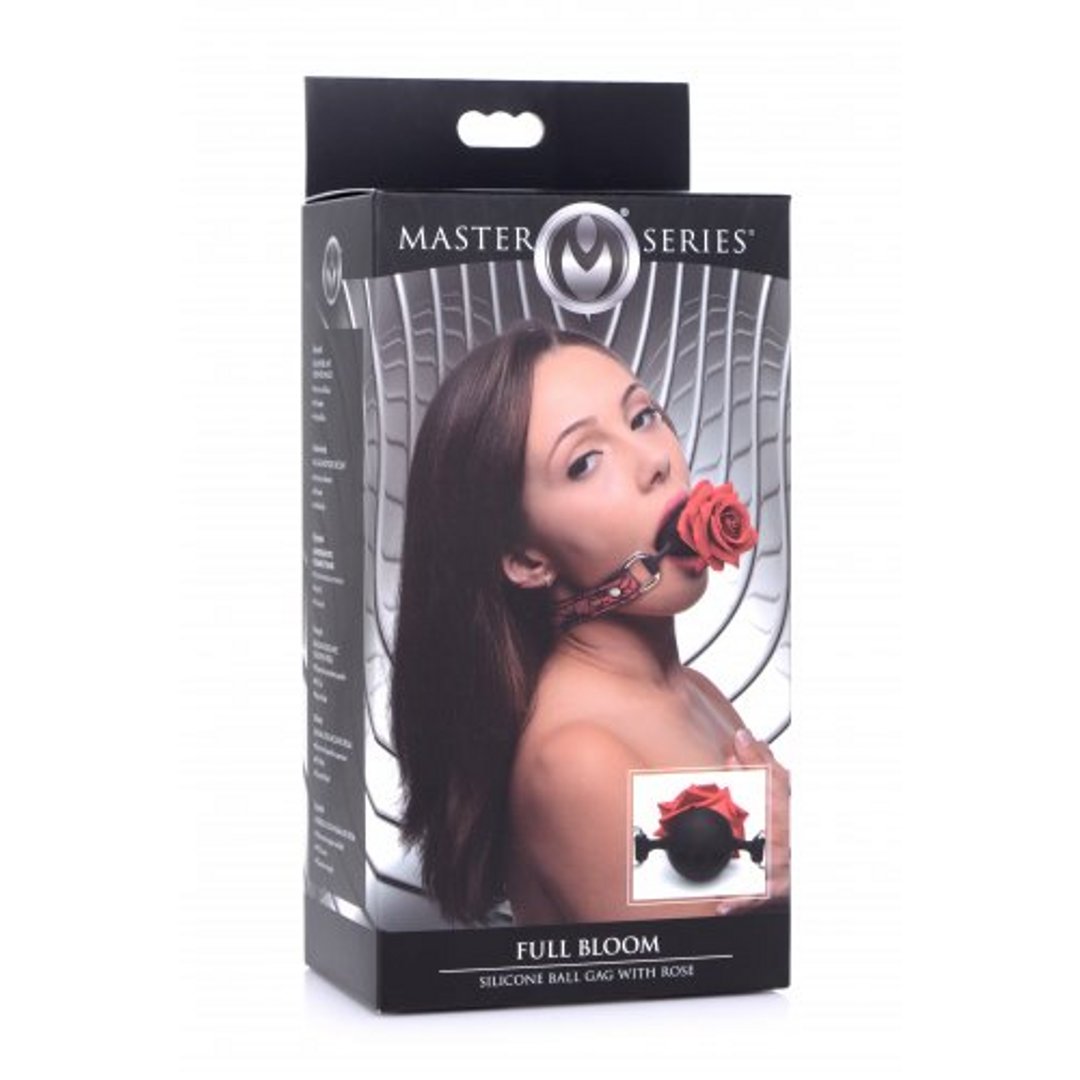 Silikon Ballgag mit Rose