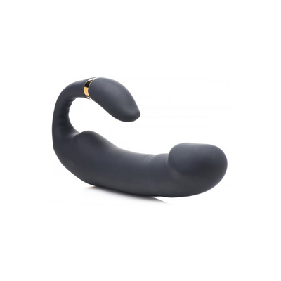 Pleasure - Silicone Vibrator with Clitoris Stimulator