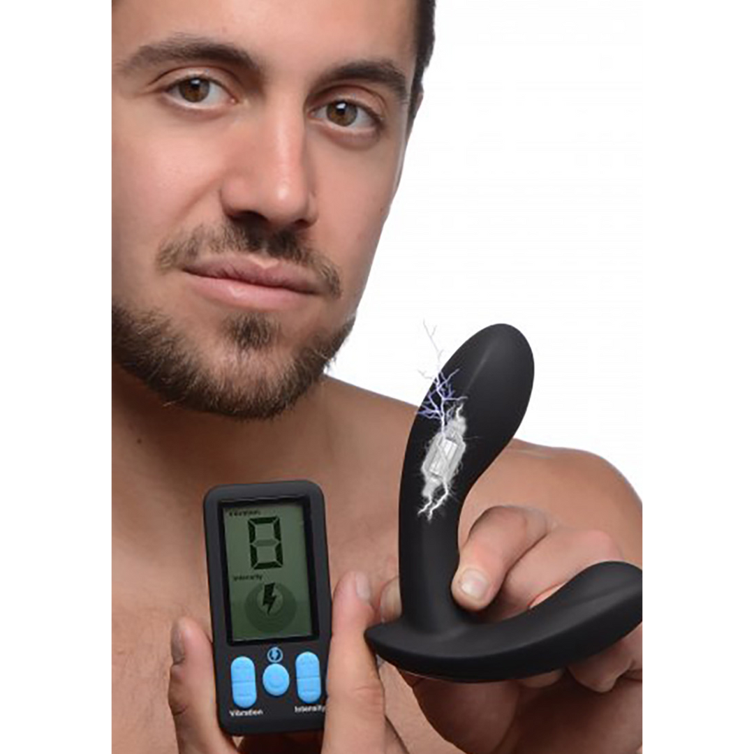 E-Stim Pro - Silicone Vibrating Prostate Massager + Remote Control