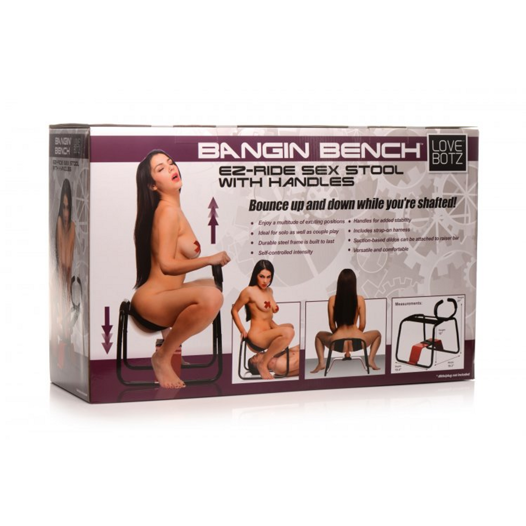 Bangin Bench EZ-Ride - Sex Stool + Handles