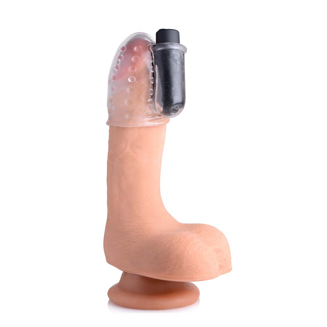 Rechargeable Penis Head Teaser with Remote Control