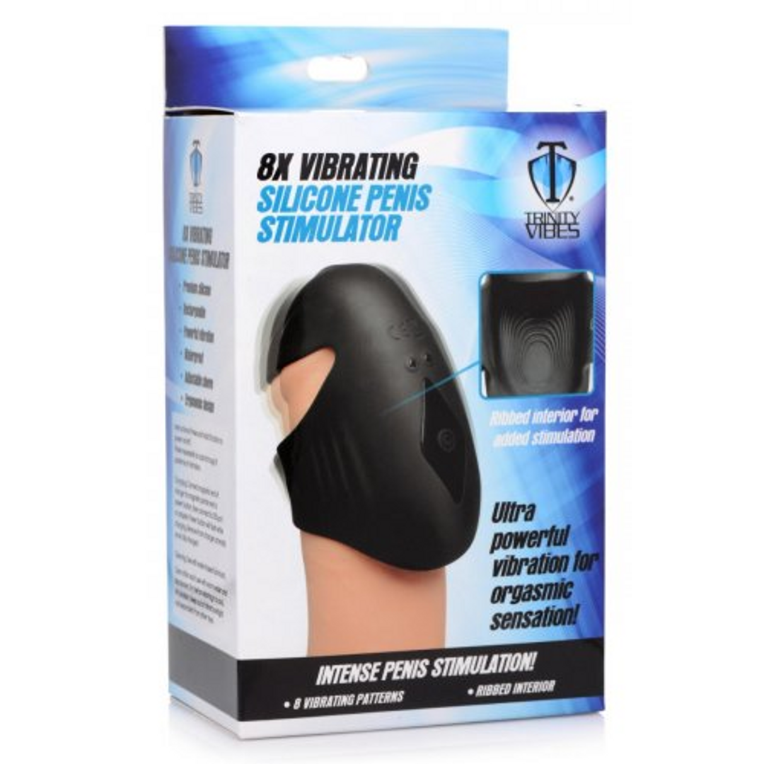 Vibrating Silicone Penis Sleeve