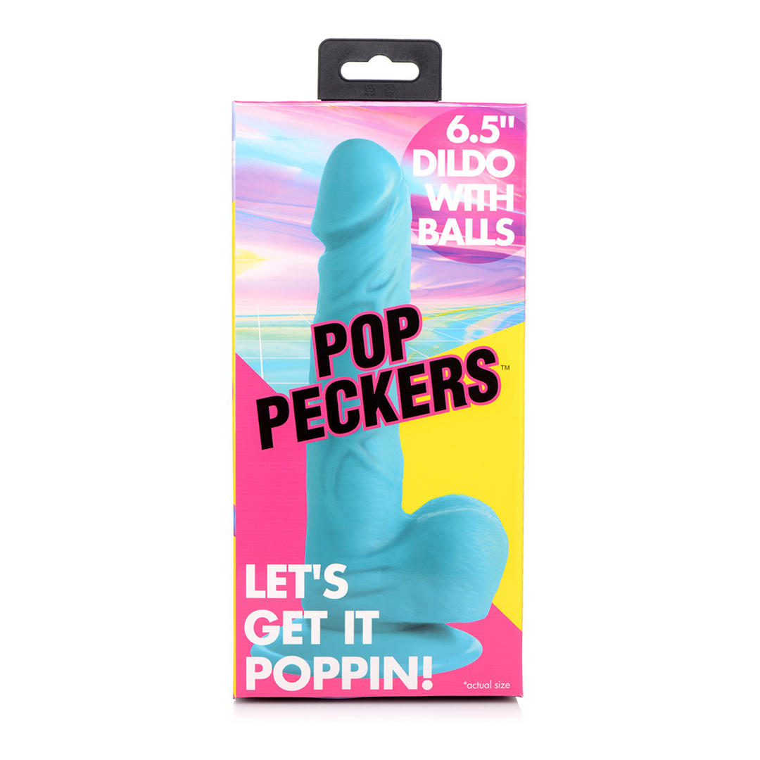 POP - Dildo mit Kugeln - 6,5 / 16,5 cm