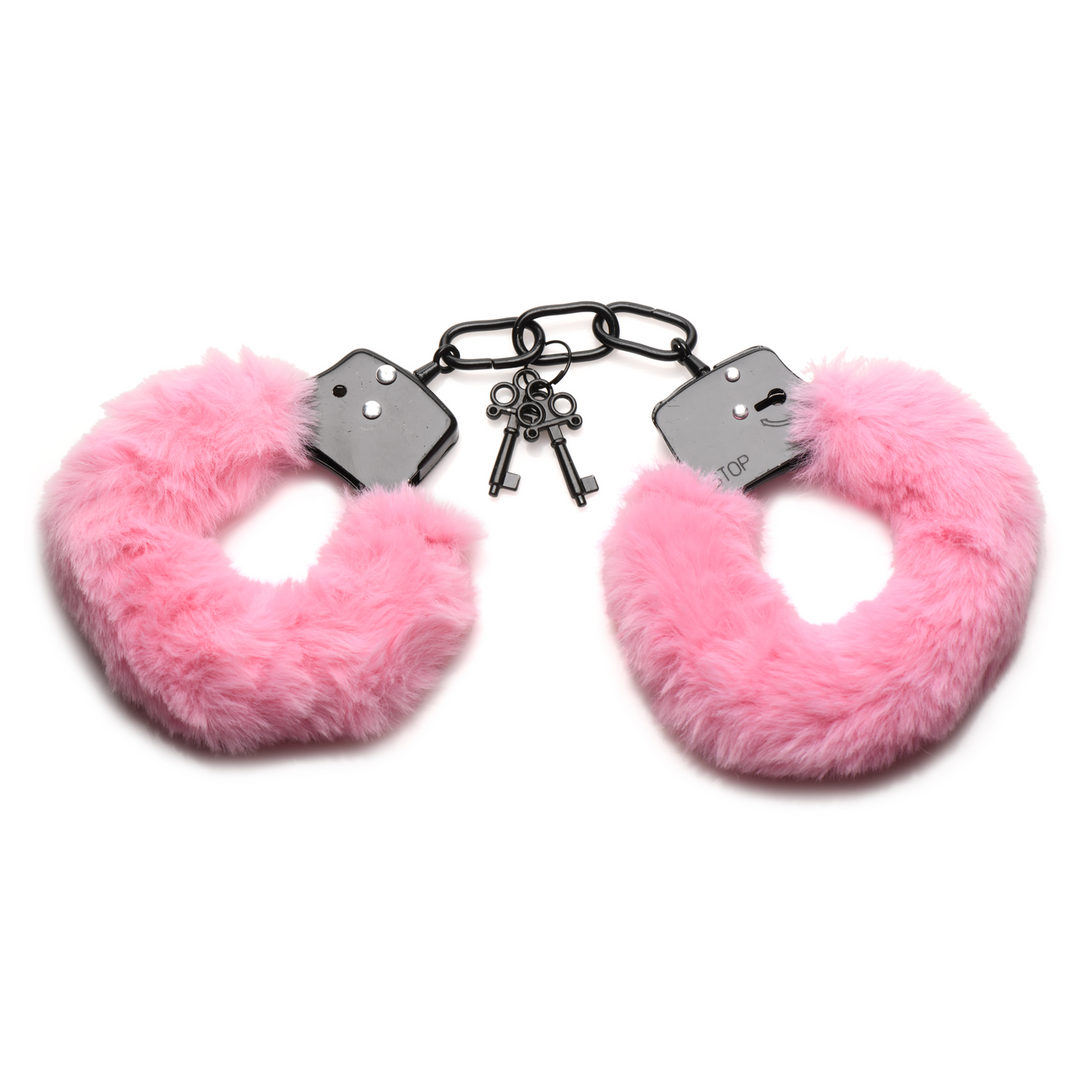 Fesseln in Fell - Furry Handcuffs - Pink